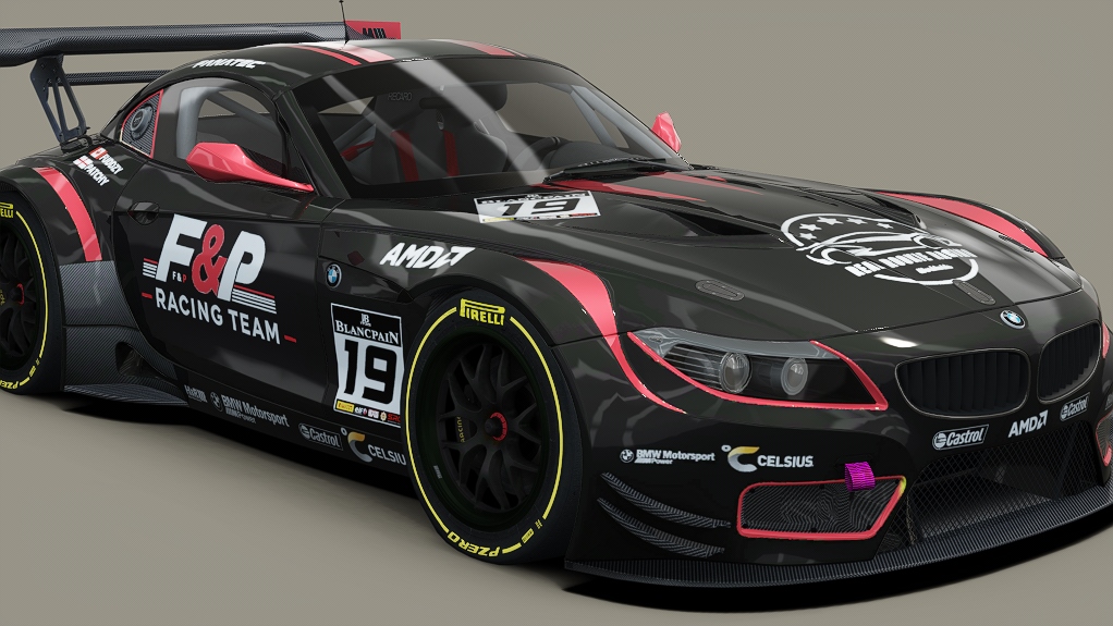 BMW Z4 GT3, skin F&P Racing