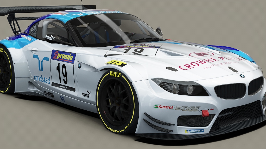 BMW Z4 GT3, skin bmw_motorsport_2013_white