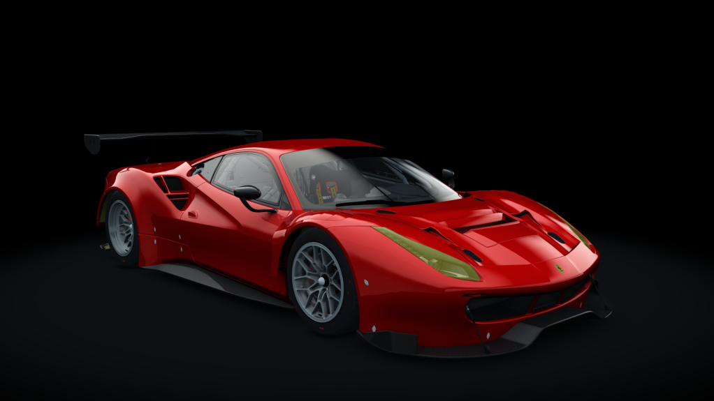Ferrari 488 GT3, skin 00_rosso_scuderia