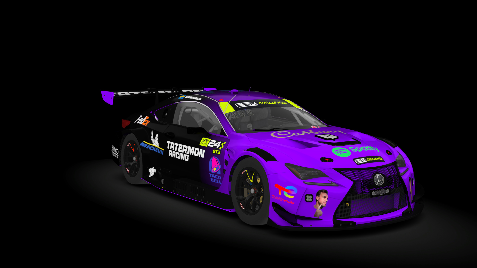 GT-M Lux V8, skin Tatermon_Racing_24 (Cagermon)